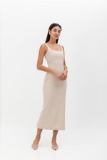 LOWEN SHEATH MIDI DRESS