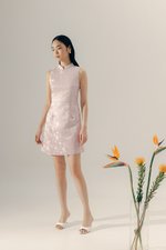 PAPILLON JACQUARD CHEONGSAM DRESS