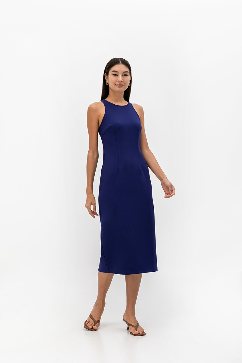 DEVINA TANK COLUMN MIDI DRESS