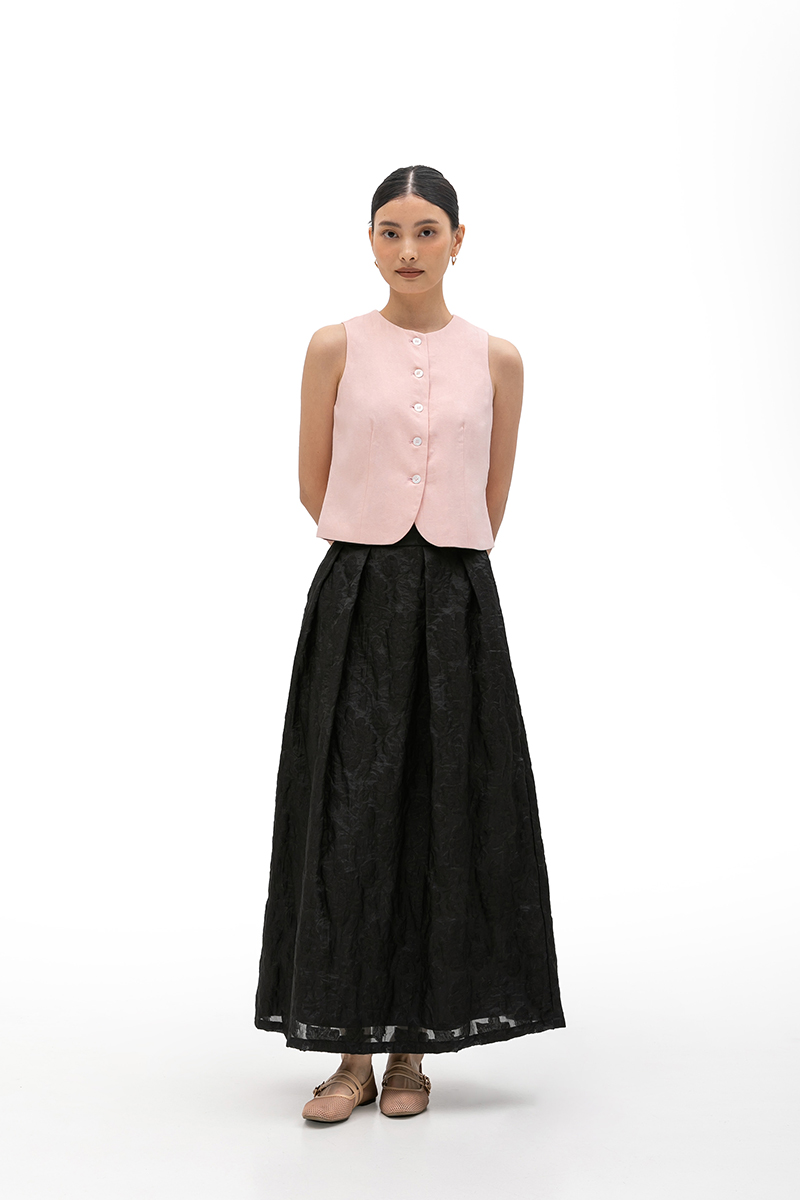 SEVARA JACQUARD MAXI SKIRT