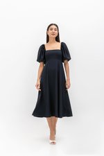ANNETTA PUFF SLEEVE MIDI DRESS ANNETTA PUFF SLEEVE MIDI DRESS