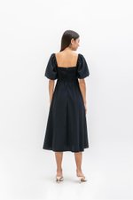 ANNETTA PUFF SLEEVE MIDI DRESS ANNETTA PUFF SLEEVE MIDI DRESS
