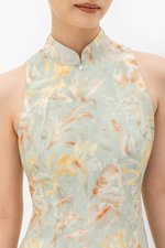 VELDA FLORAL CHEONGSAM DRESS VELDA FLORAL CHEONGSAM DRESS