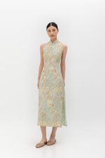VELDA FLORAL CHEONGSAM DRESS VELDA FLORAL CHEONGSAM DRESS