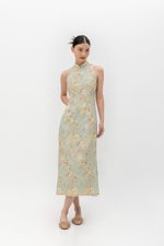 VELDA FLORAL CHEONGSAM DRESS VELDA FLORAL CHEONGSAM DRESS
