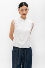 KERINA MESH LACE CHEONGSAM TOP KERINA MESH LACE CHEONGSAM TOP