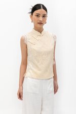 KERINA MESH LACE CHEONGSAM TOP KERINA MESH LACE CHEONGSAM TOP