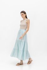 SEINE TIERED DRAWSTRING MAXI SKIRT