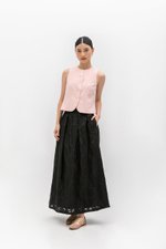 SEVARA ORGANZA JACQUARD MAXI SKIRT