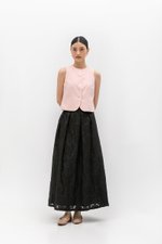 SEVARA ORGANZA JACQUARD MAXI SKIRT