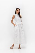 SEVARA ORGANZA JACQUARD MAXI SKIRT