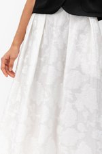 SEVARA ORGANZA JACQUARD MAXI SKIRT