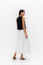 SEVARA ORGANZA JACQUARD MAXI SKIRT