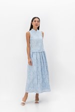 SEVARA ORGANZA JACQUARD MAXI SKIRT