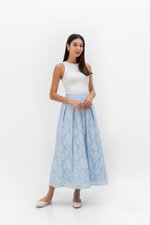 SEVARA ORGANZA JACQUARD MAXI SKIRT