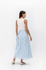 SEVARA ORGANZA JACQUARD MAXI SKIRT