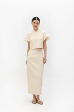 AYUMI TWEED PENCIL SKIRT