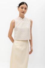 AYUMI TWEED PENCIL SKIRT