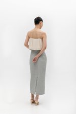 AYUMI TWEED PENCIL SKIRT