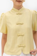 CARMIA CHEONGSAM PUFF SLEEVE TOP CARMIA CHEONGSAM PUFF SLEEVE TOP