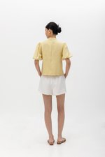CARMIA CHEONGSAM PUFF SLEEVE TOP CARMIA CHEONGSAM PUFF SLEEVE TOP
