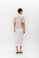 CARMIA CHEONGSAM PUFF SLEEVE TOP CARMIA CHEONGSAM PUFF SLEEVE TOP