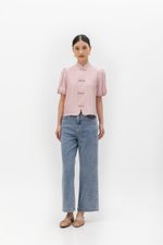 CARMIA CHEONGSAM PUFF SLEEVE TOP CARMIA CHEONGSAM PUFF SLEEVE TOP