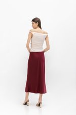 ESTELLA SATIN BIAS SKIRT ESTELLA SATIN BIAS SKIRT