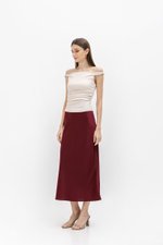 ESTELLA SATIN BIAS SKIRT ESTELLA SATIN BIAS SKIRT