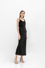 ESTELLA SATIN BIAS SKIRT ESTELLA SATIN BIAS SKIRT