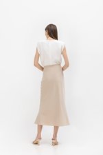 ESTELLA SATIN BIAS SKIRT ESTELLA SATIN BIAS SKIRT