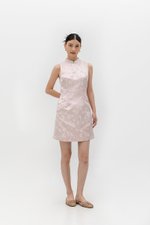 PAPILLON JACQUARD CHEONGSAM DRESS