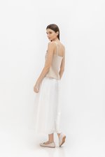 ELLIANA COWL SATIN TOP