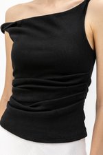 KASSIE OFF SHOULDER TWIST RUCHED TOP