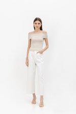 JANE OFF SHOULDER KNIT TOP