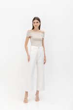 JANE OFF SHOULDER KNIT TOP