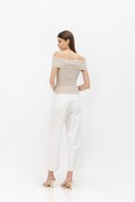 JANE OFF SHOULDER KNIT TOP