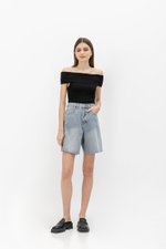 JANE OFF SHOULDER KNIT TOP