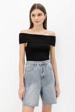 JANE OFF SHOULDER KNIT TOP