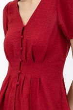 MIELLE PIN TUCK BUTTONDOWN TOP