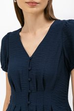 MIELLE PIN TUCK BUTTONDOWN TOP