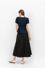 MIELLE PIN TUCK BUTTONDOWN TOP