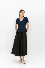 MIELLE PIN TUCK BUTTONDOWN TOP