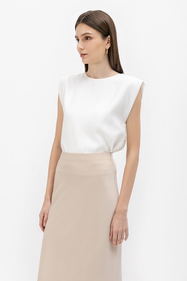 ESTELLA SATIN BIAS SKIRT