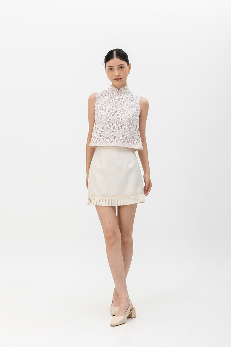 ARIANNA LACE CHEONGSAM TOP