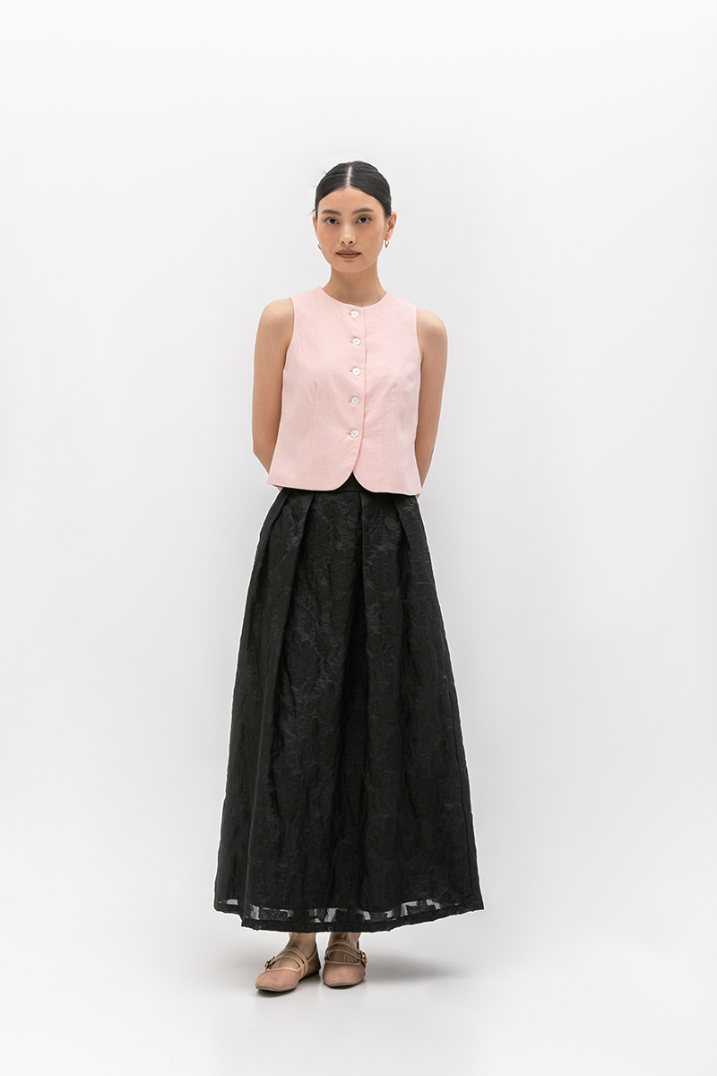 SEVARA JACQUARD MAXI SKIRT