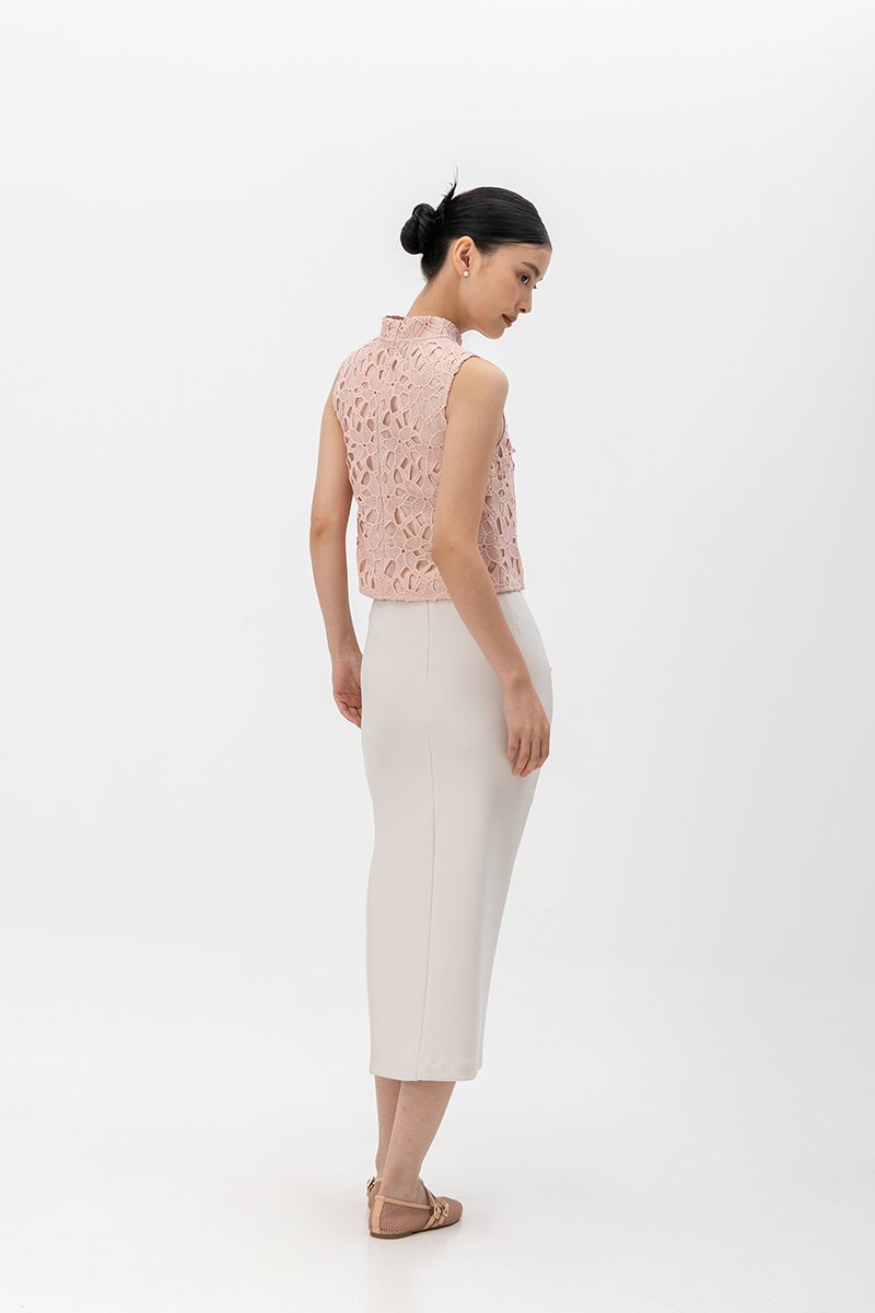 ARIANNA LACE CHEONGSAM TOP