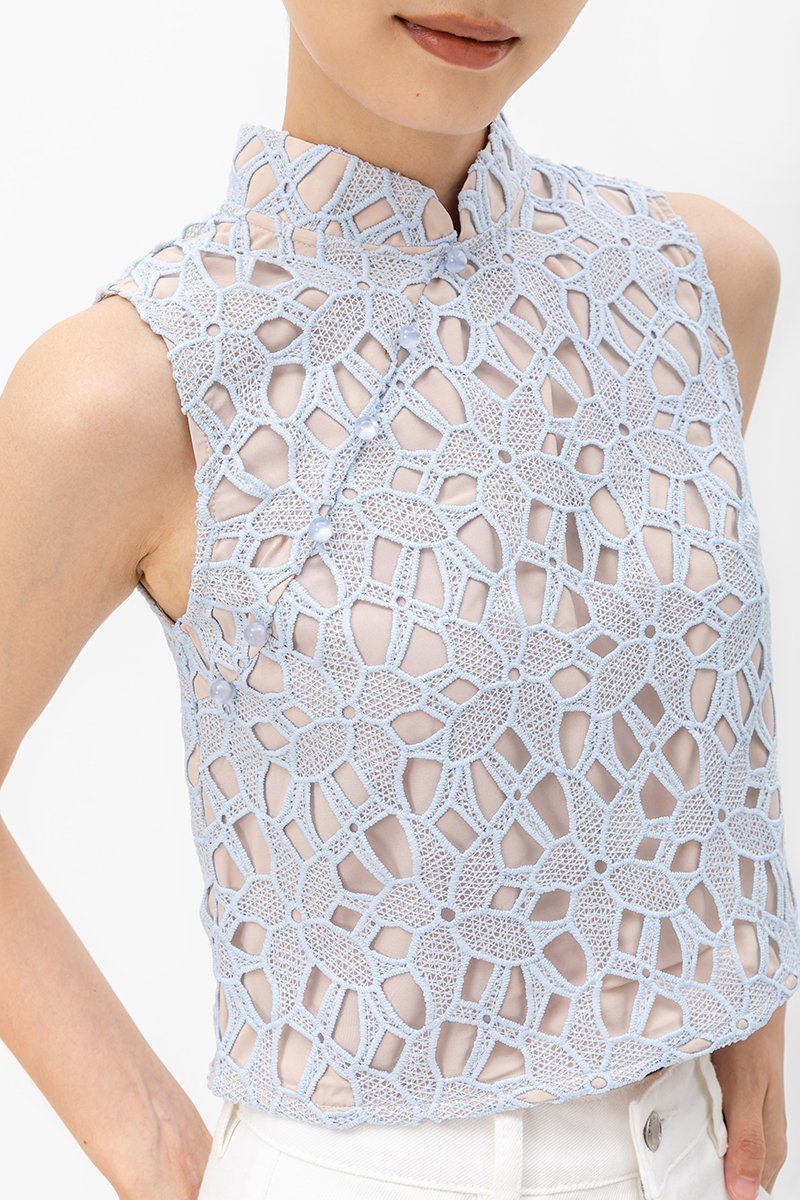 ARIANNA LACE CHEONGSAM TOP
