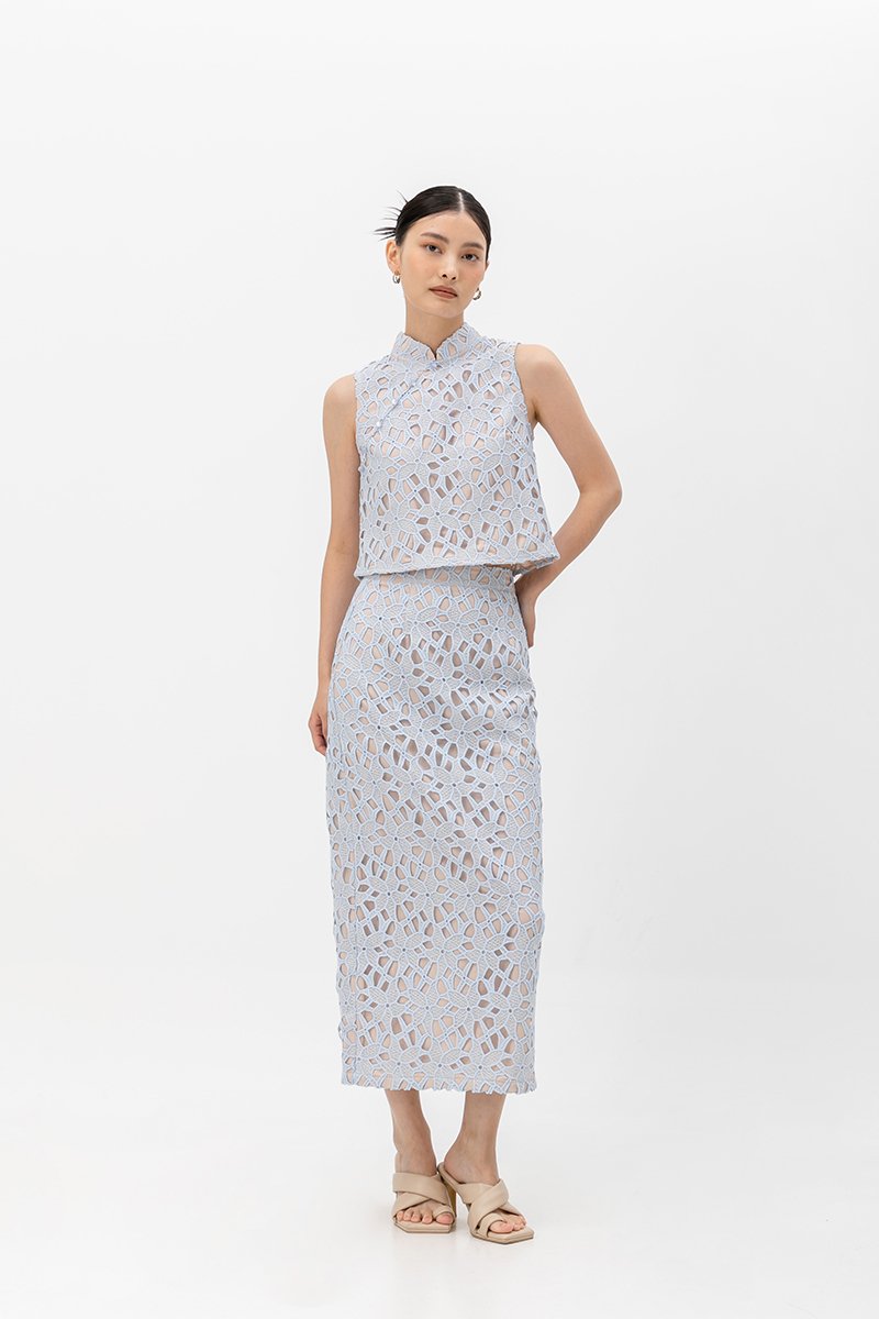 ARIANNA LACE CHEONGSAM TOP