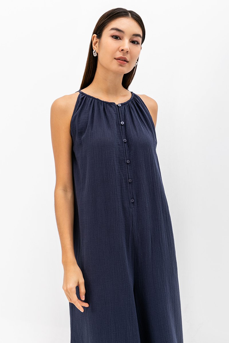 CHYNNA BUTTONDOWN JUMPSUIT